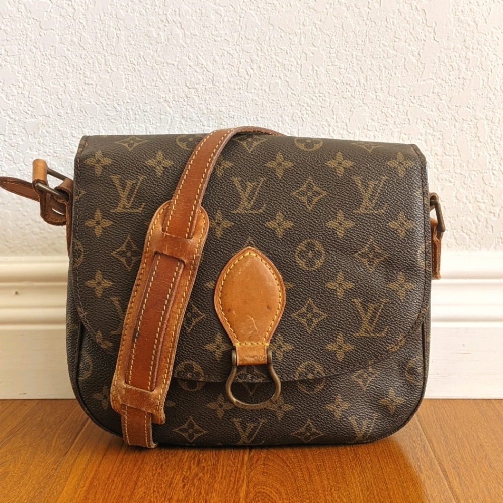 Auth Louis Vuitton Shoulder Bag Saint Cloud mono
